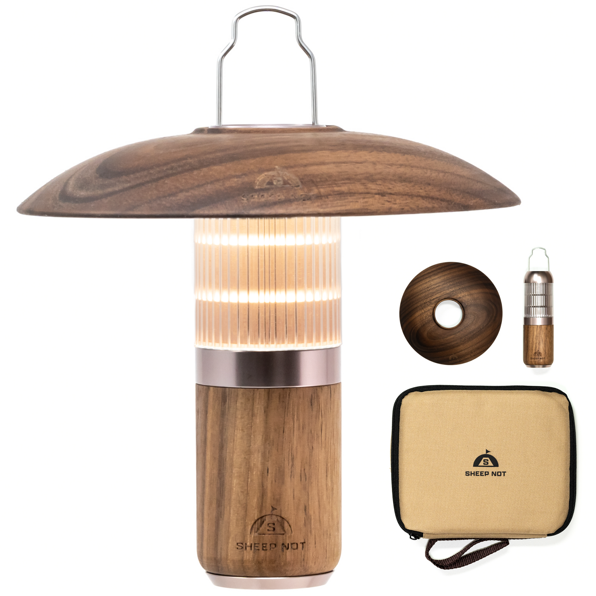 SheepNot KURUMI LIGHT ウォールナット 2WAY ランタン KURUMI LIGHT ウォールナット 2WAY LEDランタン(ランタンのみ)